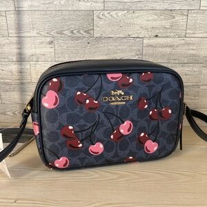 Coach Large Jamie Crossbody bag with Cherry Print